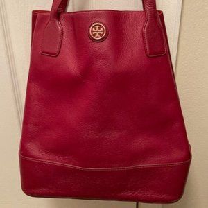 Tory Burch Red Leather Tote